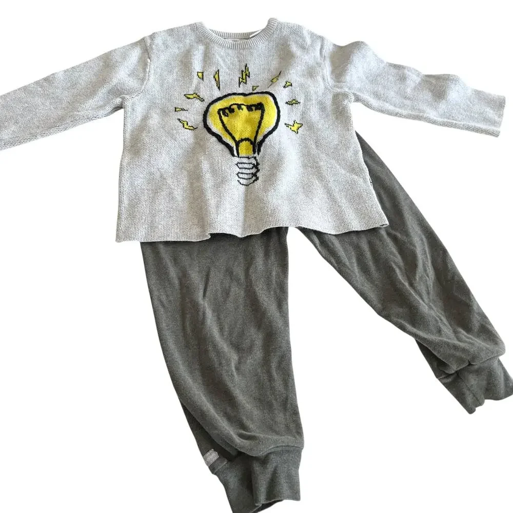 Boys Fall Winter Tops Bottoms Mix and Match Outfits Bundle Size 18-24 months